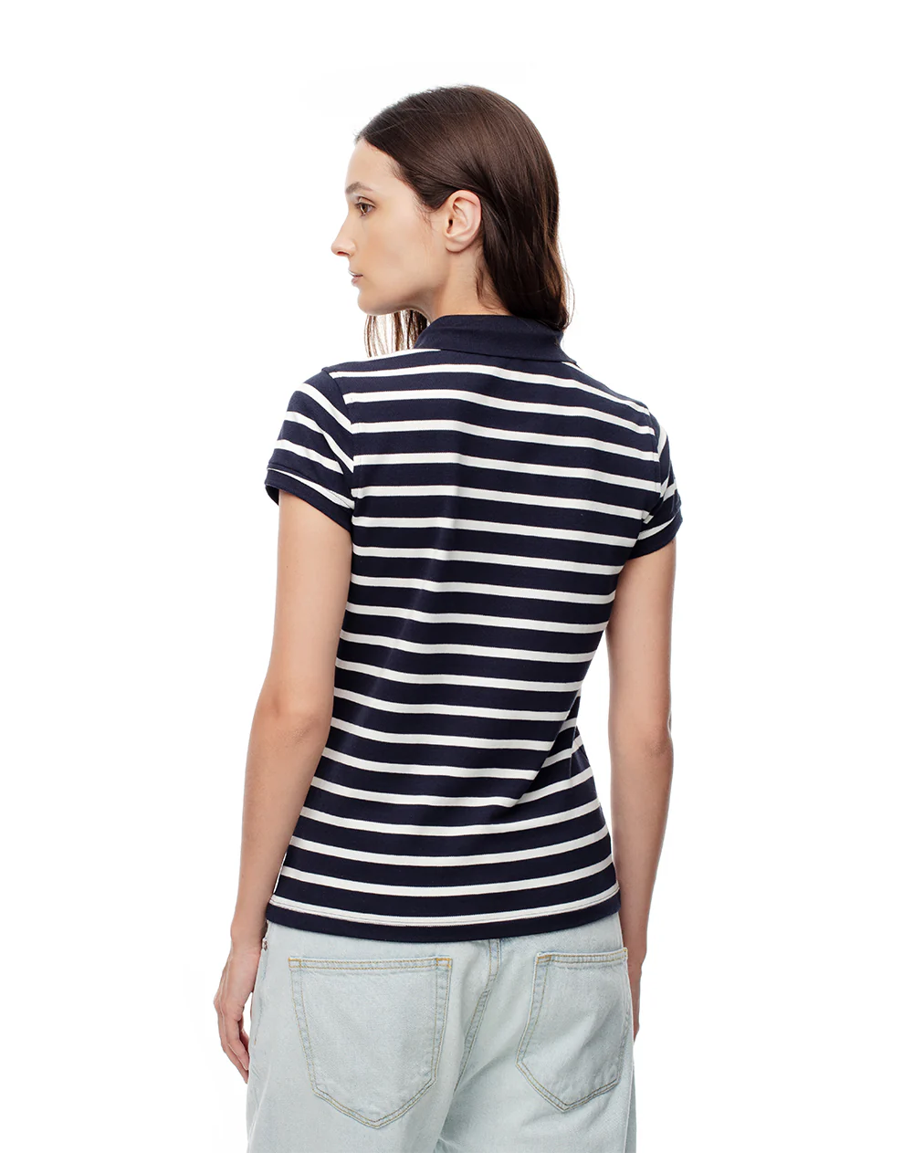 Polo slim algodón rayas mujer - Image 2