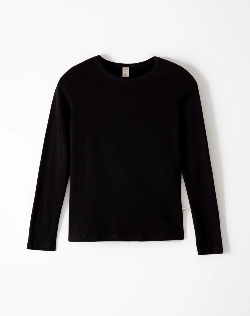 Camibuzo slim algodón negro mujer - Image 5