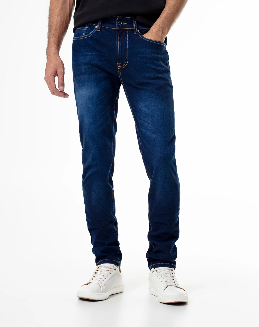 Jean skinny índigo oscuro hombre - Image 5