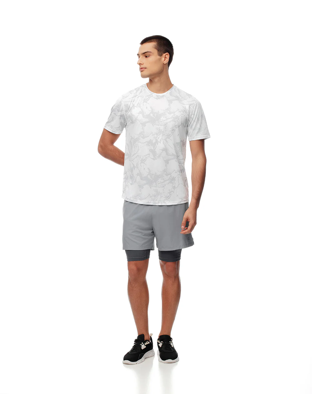 Camiseta deportiva control humedad estampada hombre - Image 4
