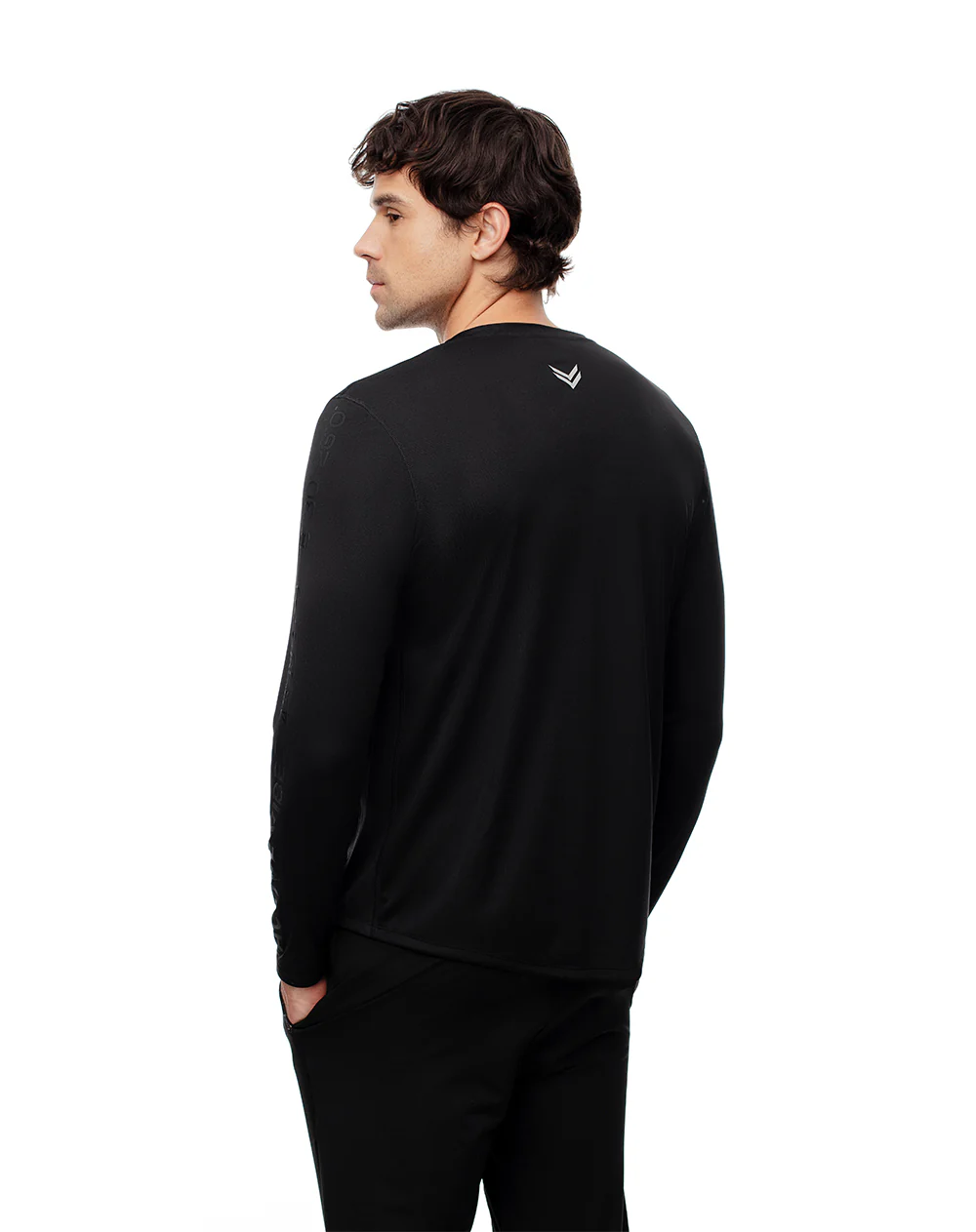 Camibuzo deportivo secado rápido negro hombre - Image 3