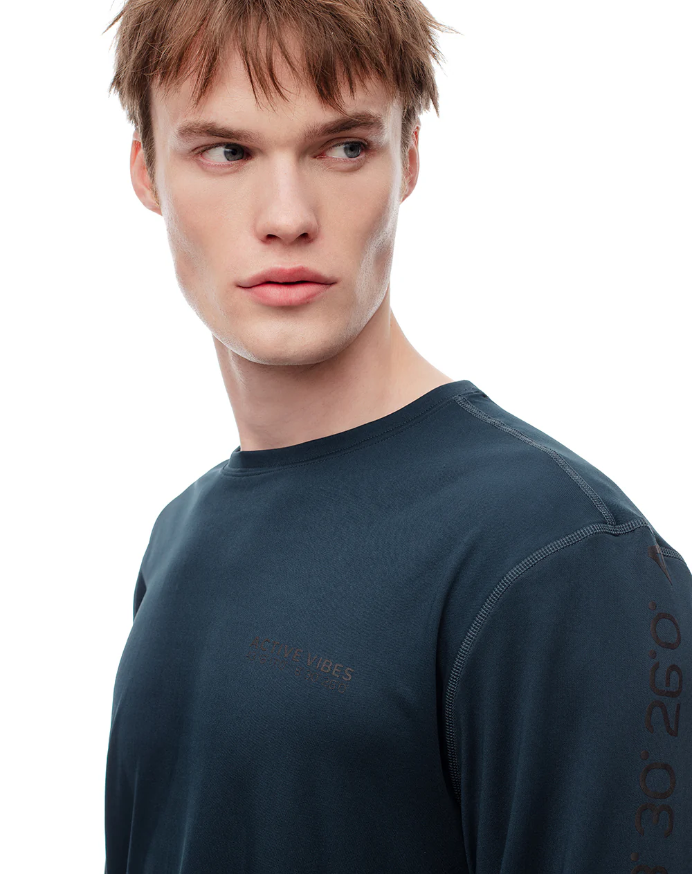Camibuzo deportivo secado rápido blanco hombre - Image 3