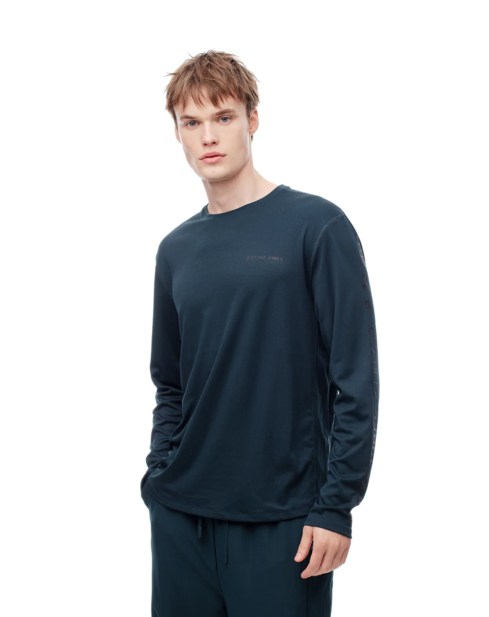 Camibuzo deportivo secado rápido blanco hombre - Image 5