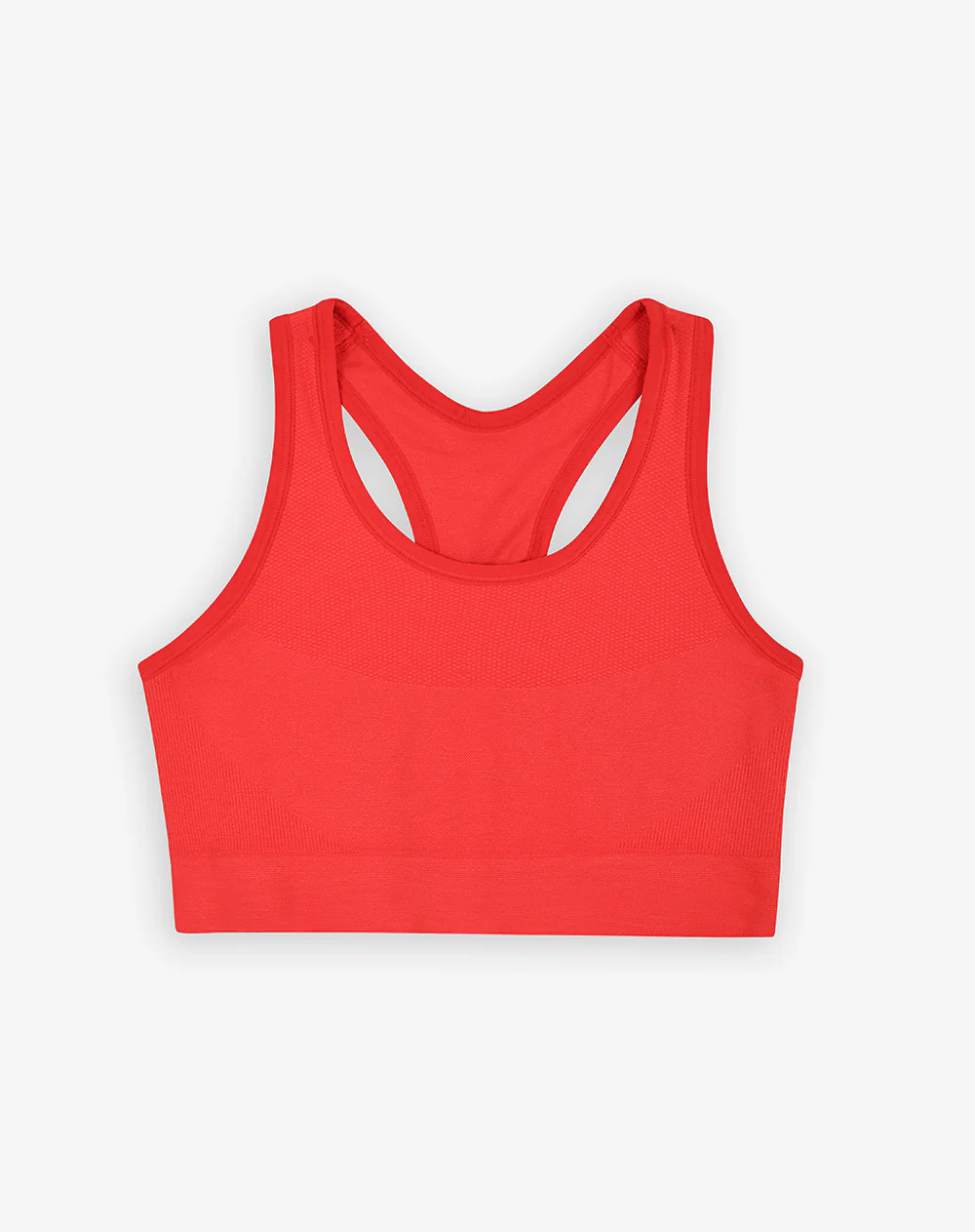 Top deportivo soporte alto seamless rojo - Image 5