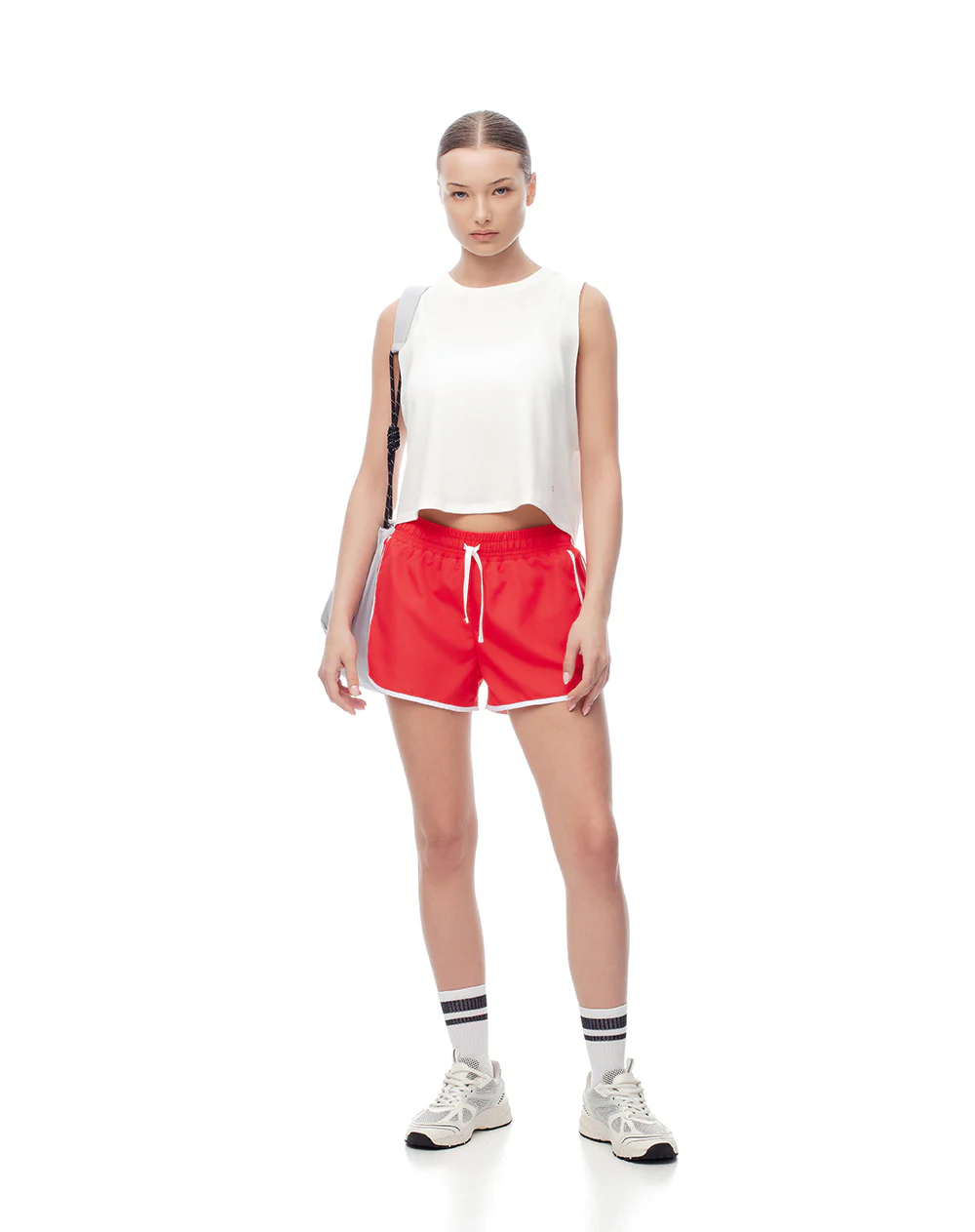 Short deportivo ciclista interno rojo mujer - Image 6
