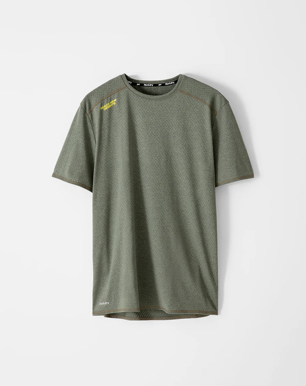 Camiseta deportiva control humedad verde hombre - Image 5
