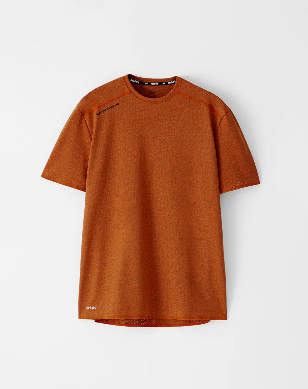 Camiseta deportiva control humedad naranja hombre - Image 5