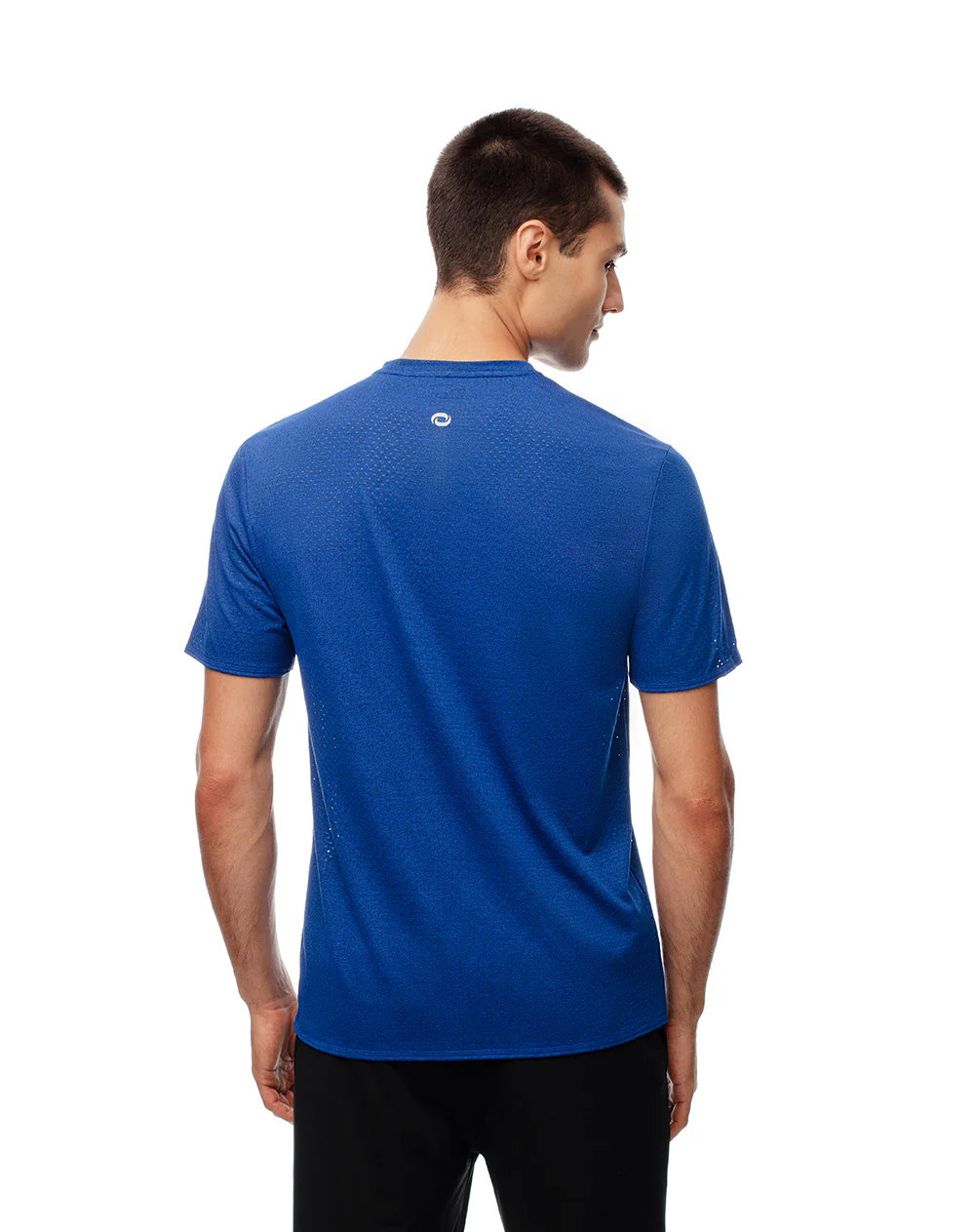 Camiseta deportiva control humedad azul hombre - Image 2