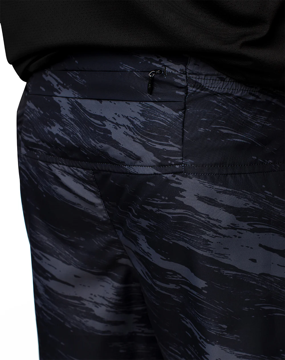 Pantaloneta deportiva secado rápido negra hombre - Image 5