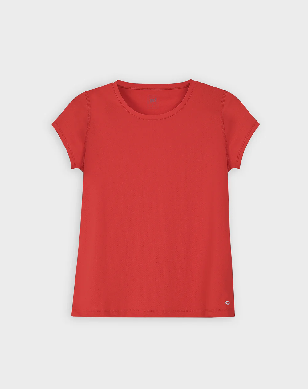 Camiseta deportiva secado rápido roja mujer