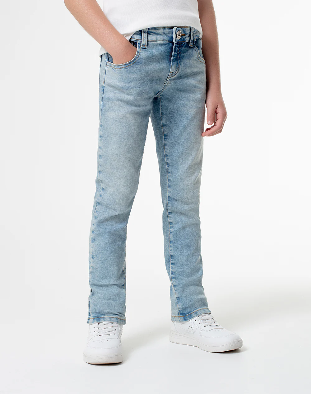 Jean slim índigo claro niño - Image 3