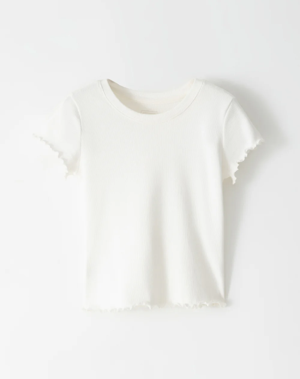 Camiseta slim algodón blanca niña - Image 5
