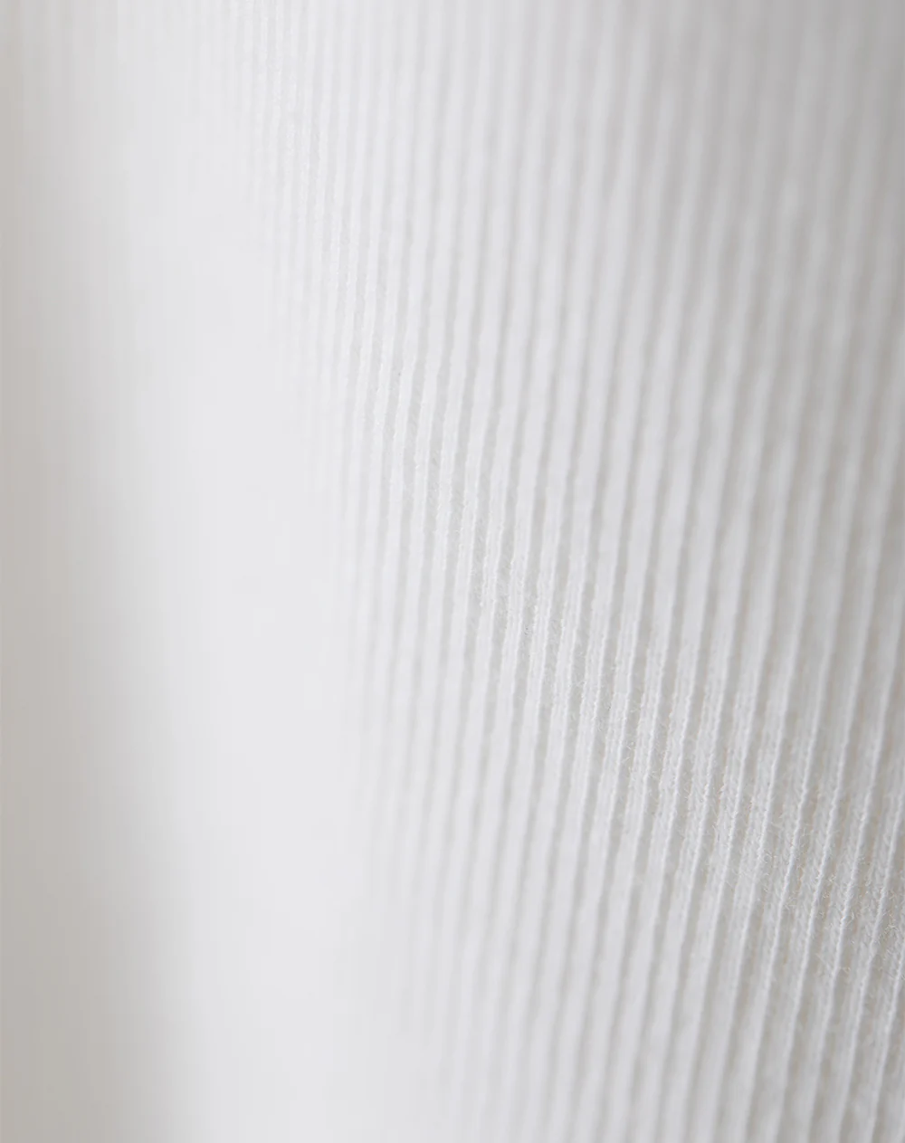 Camiseta slim algodón blanca niña - Image 6