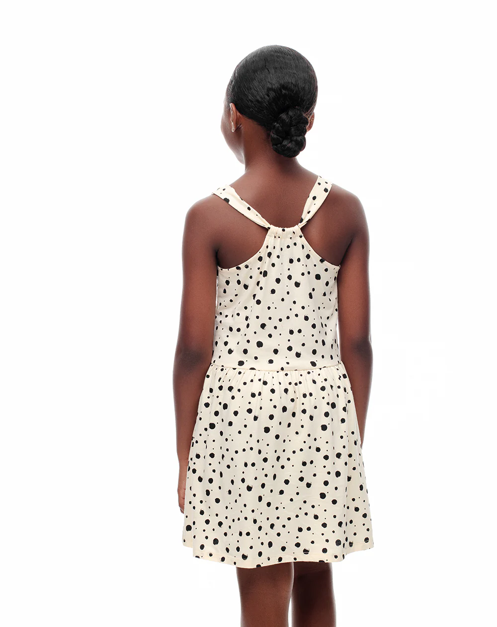 Vestido corto algodón estampado niña - Image 2
