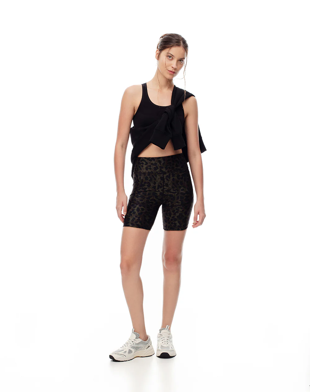 Biker deportivo soporte abdomen estampado mujer - Image 5