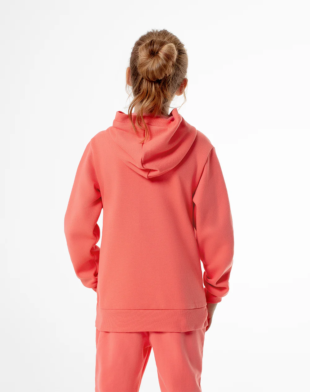 Buzo tipo hoddie algodón coral niña - Image 2