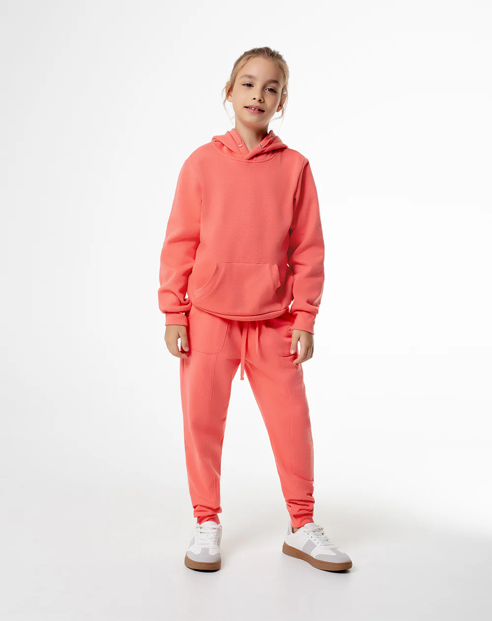 Buzo tipo hoddie algodón coral niña - Image 4