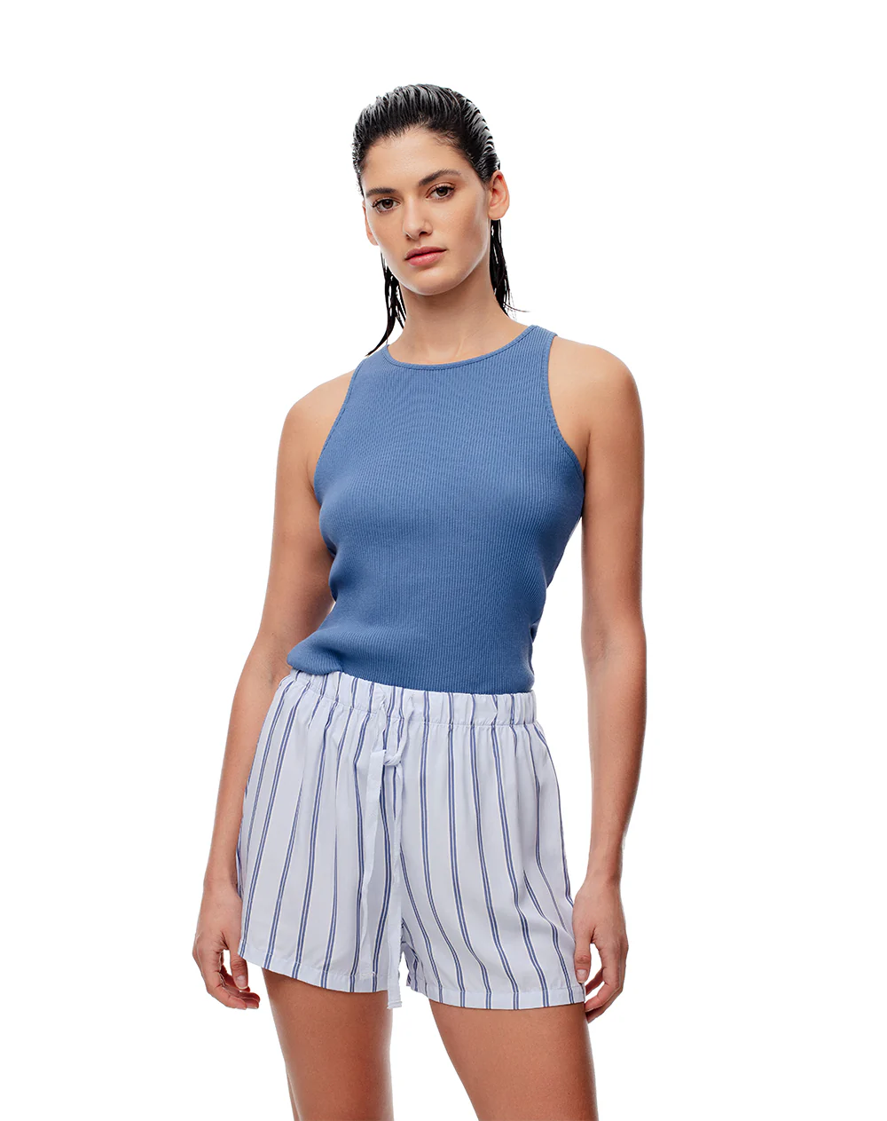 Short de pijama mujer rayas - Image 3