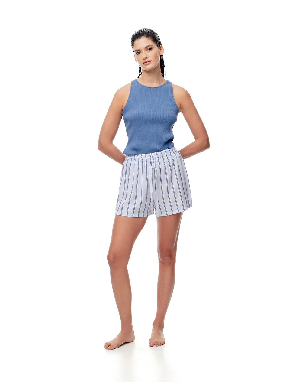 Short de pijama mujer rayas - Image 6