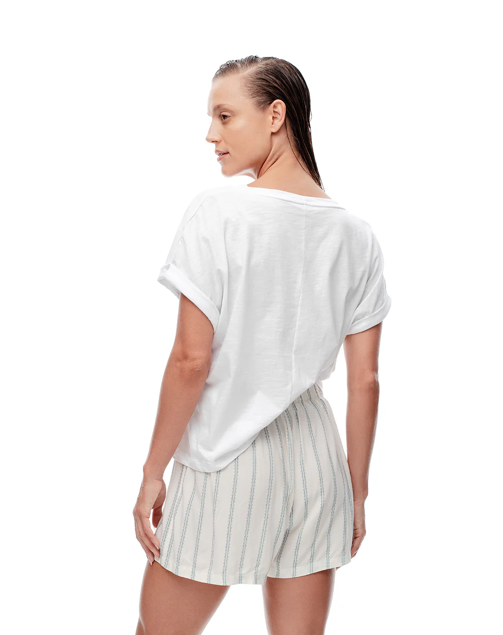 Short de pijama rayas mujer - Image 2