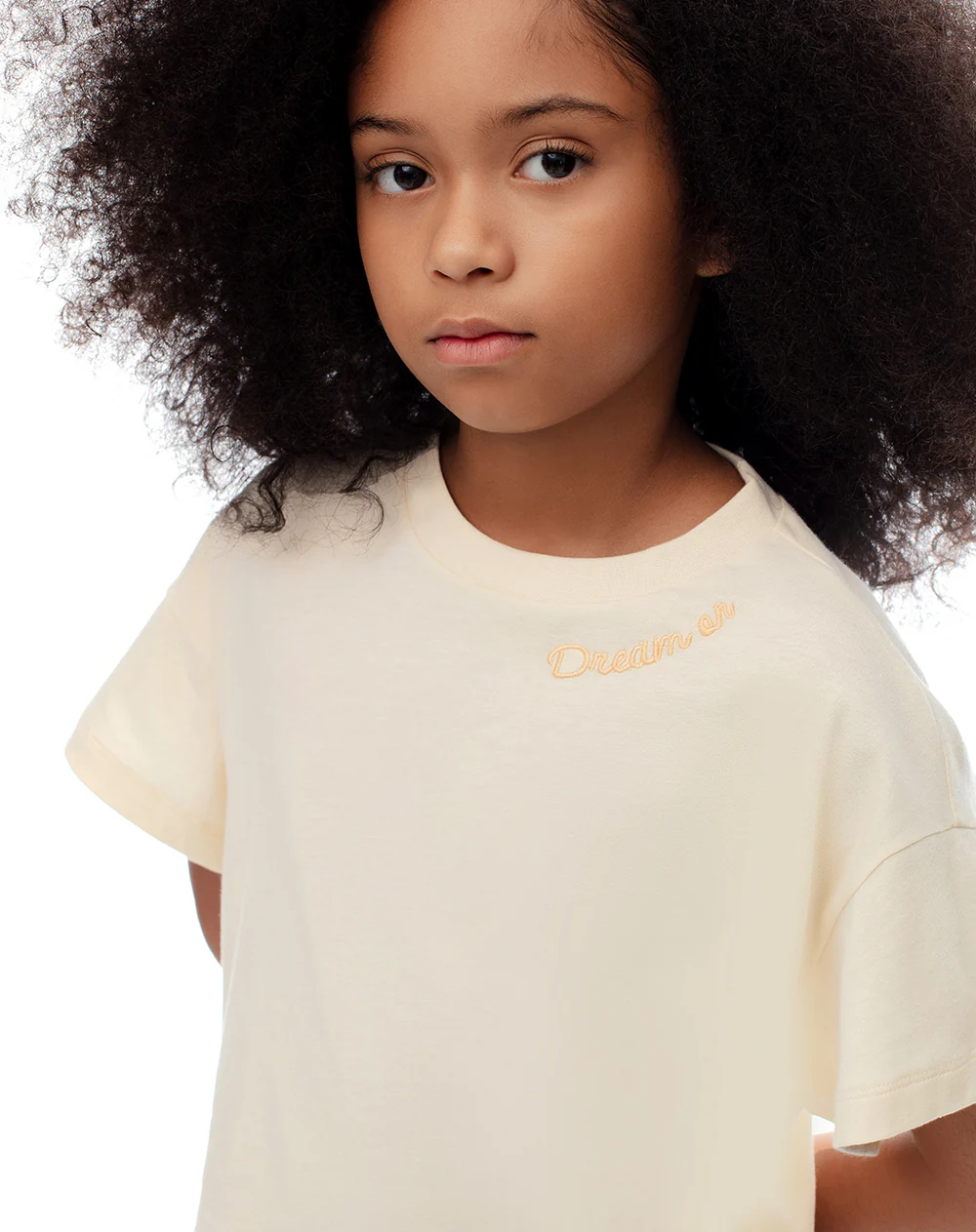 Camiseta + short de pijana algodón amarilla niña - Image 5