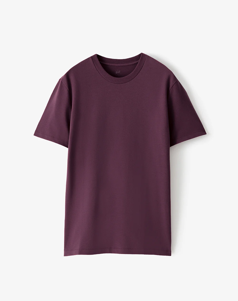 Camiseta oversize algodón vinotinto hombre - Image 5