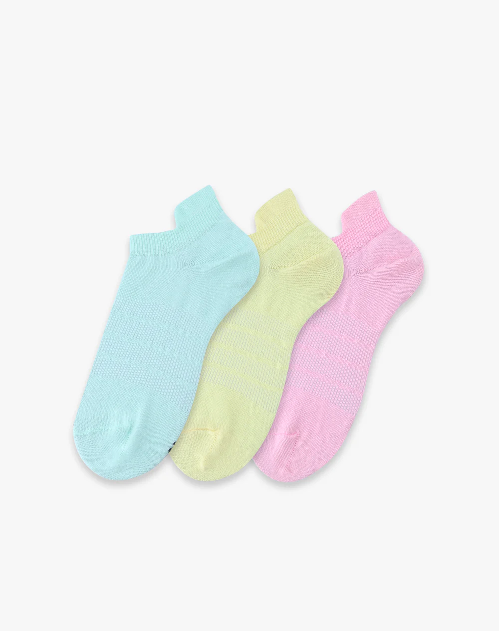 Medias mujer tobillera corta pack x3 surtido