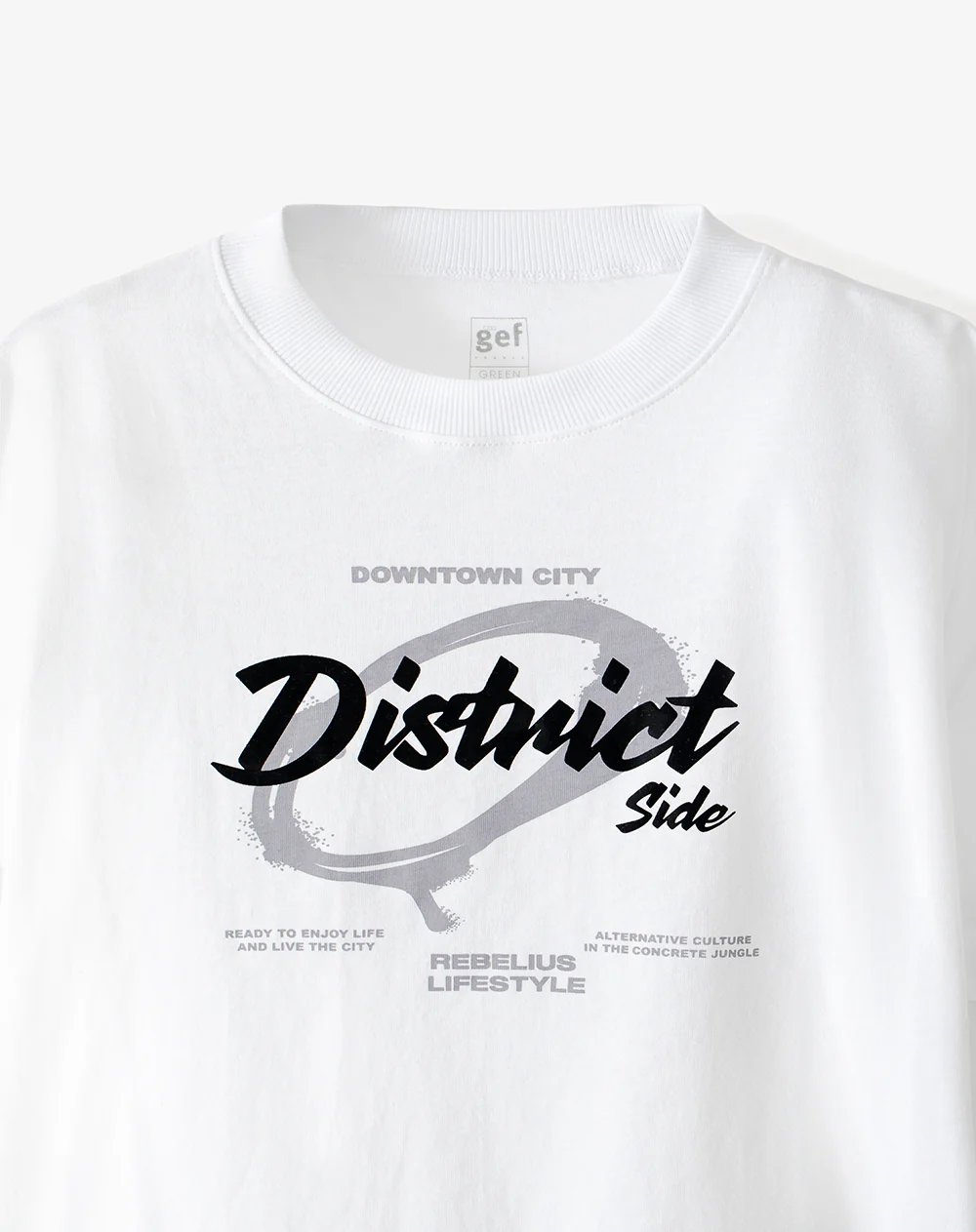 Camiseta regular algodón blanca niño - Image 6