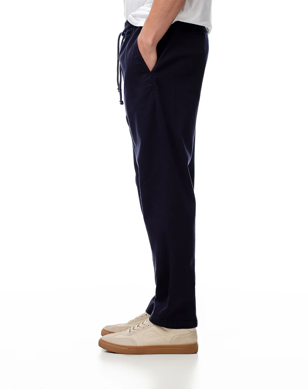 Pantalón regular drill algodón azul hombre - Image 4