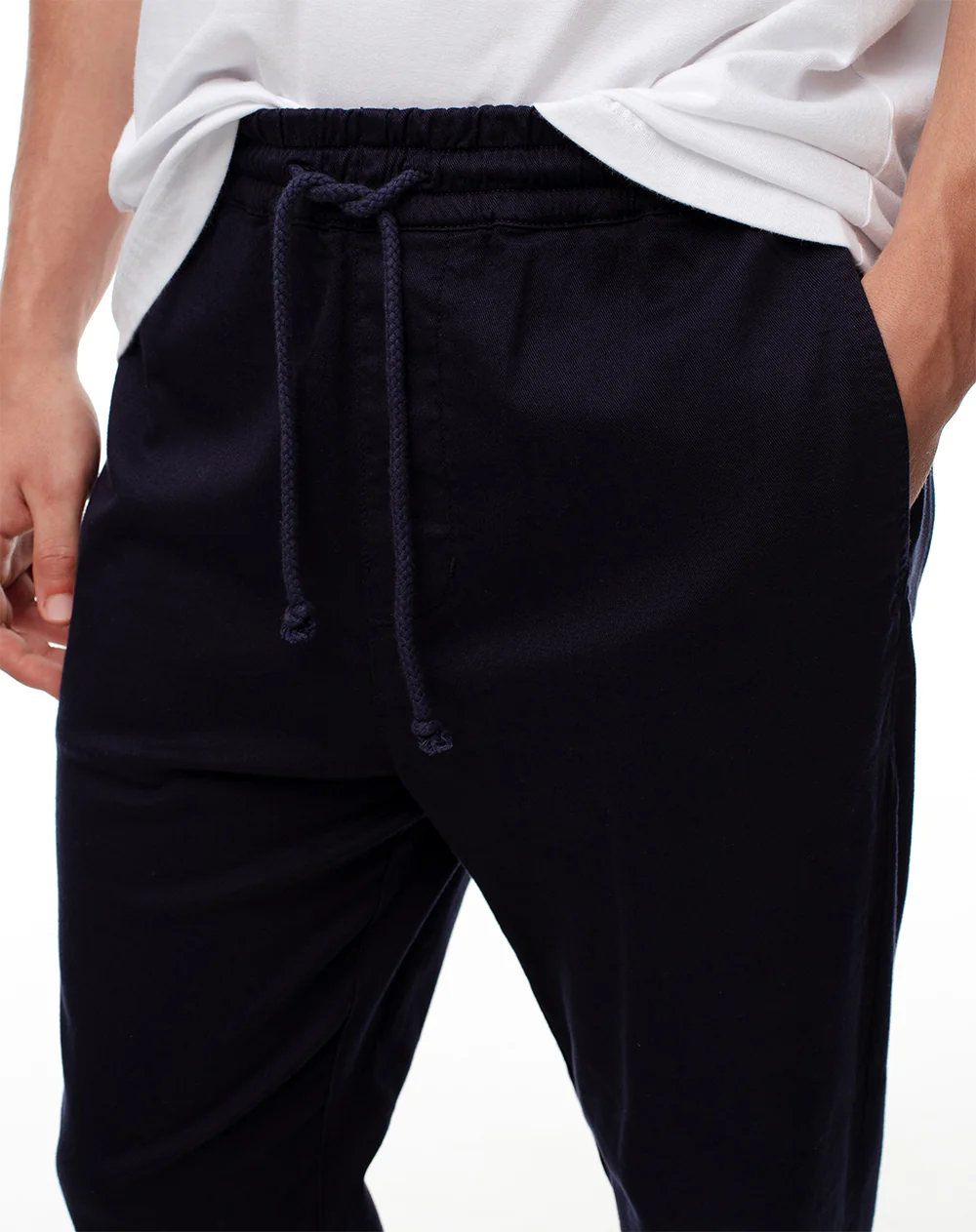 Pantalón regular drill algodón azul hombre - Image 5