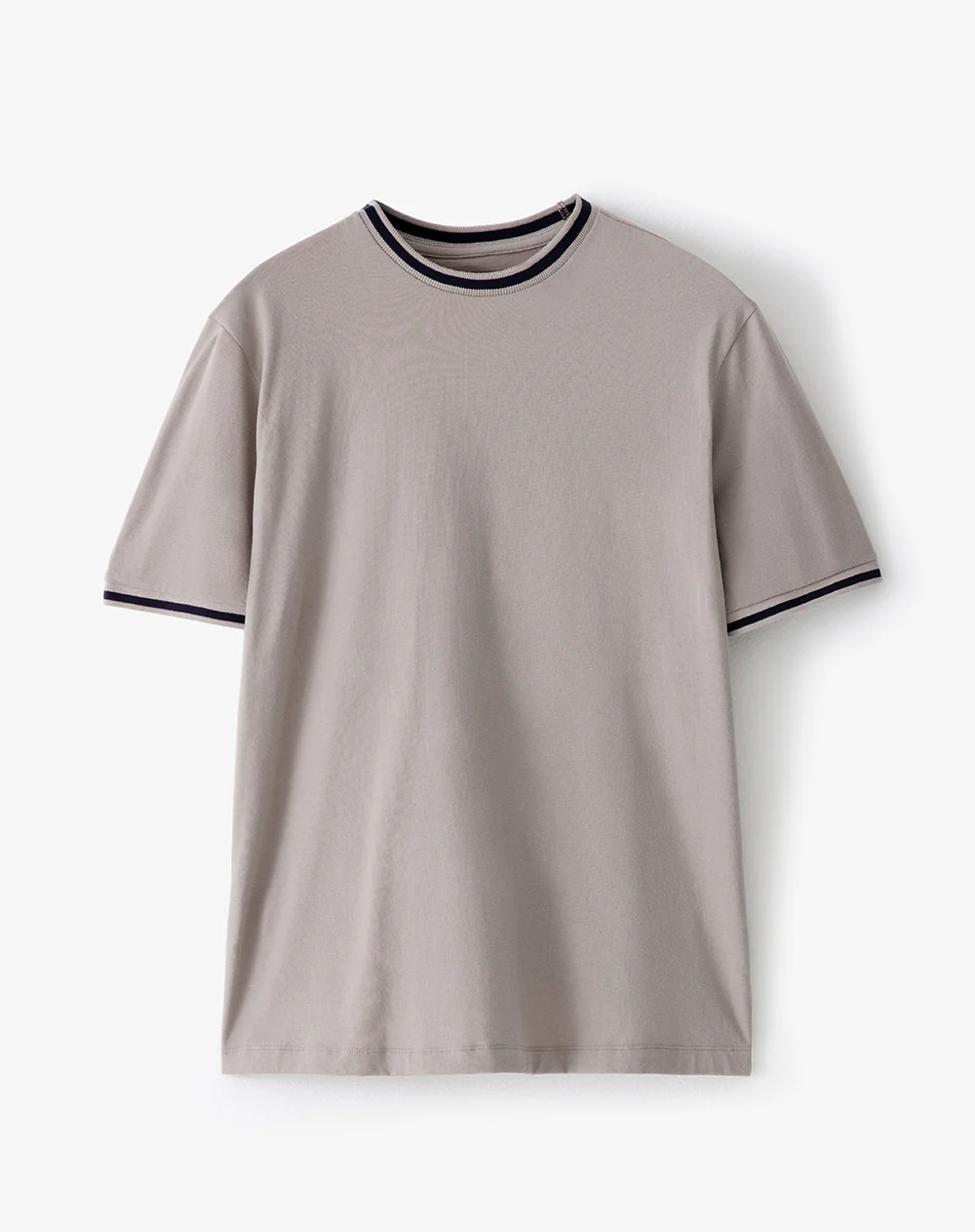 Camiseta relax algodón taupe hombre - Image 5
