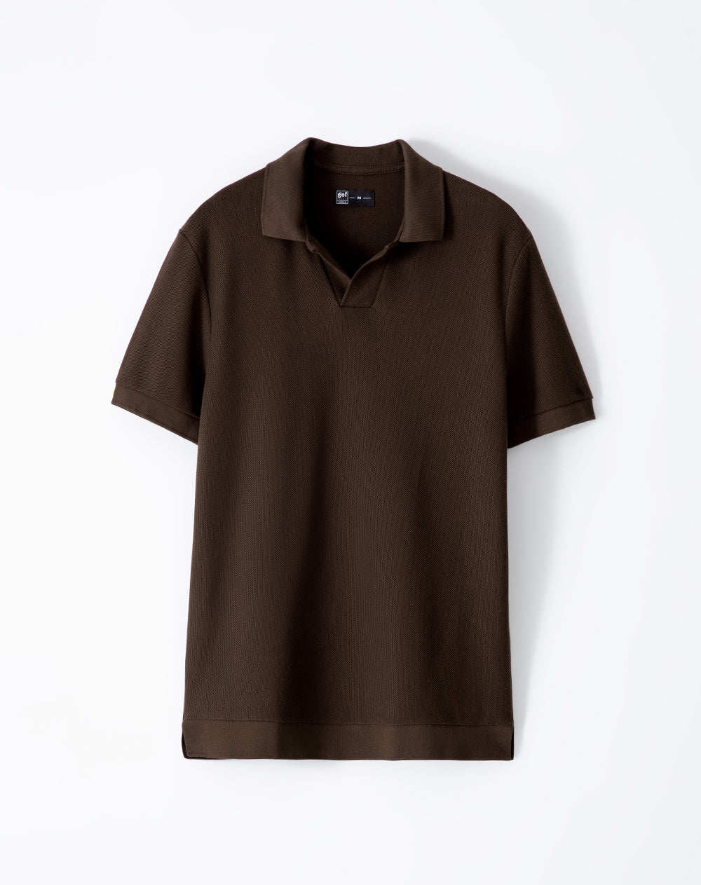 Polo regular algodón chocolate hombre - Image 5
