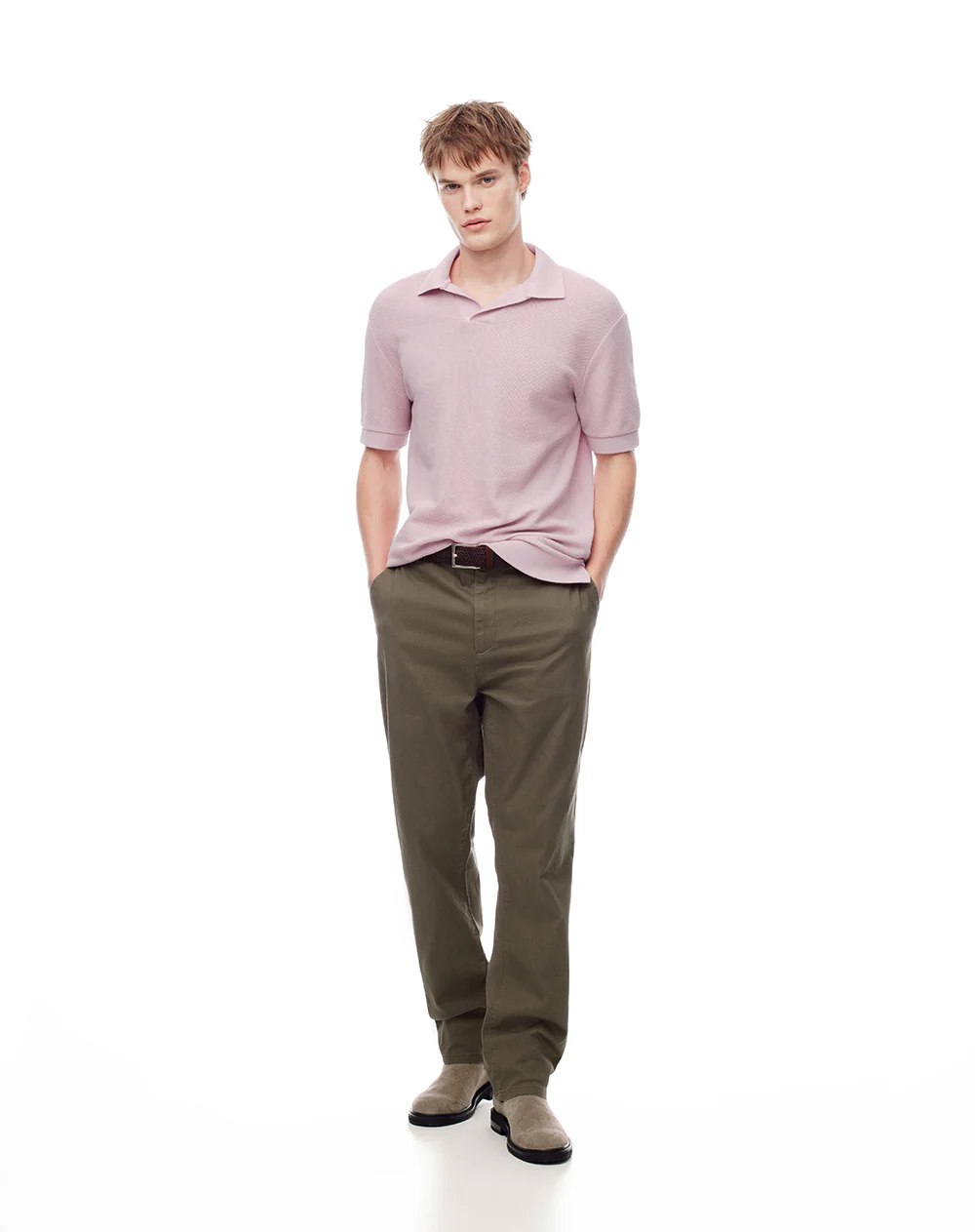 Polo regular algodón rosada hombre - Image 4