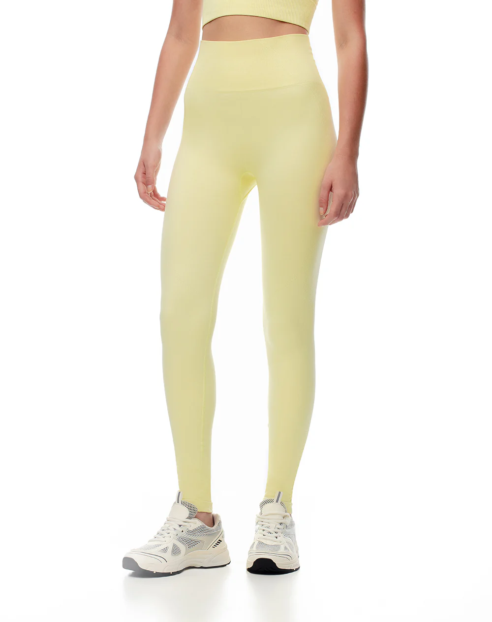 Legging deportivo seamless amarillo mujer - Image 6