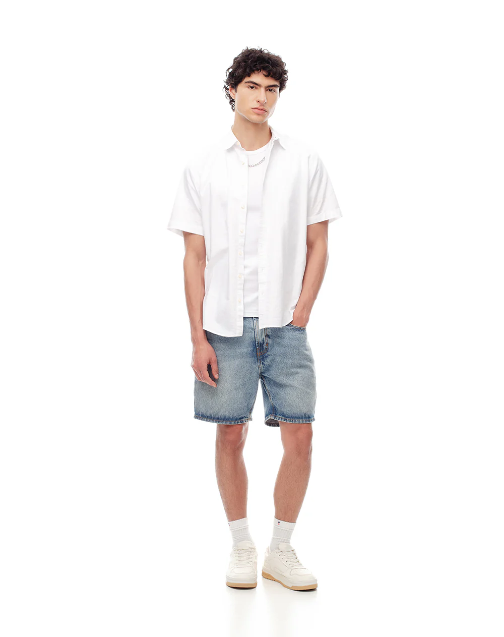 Bermuda denim regular índigo medio hombre - Image 6