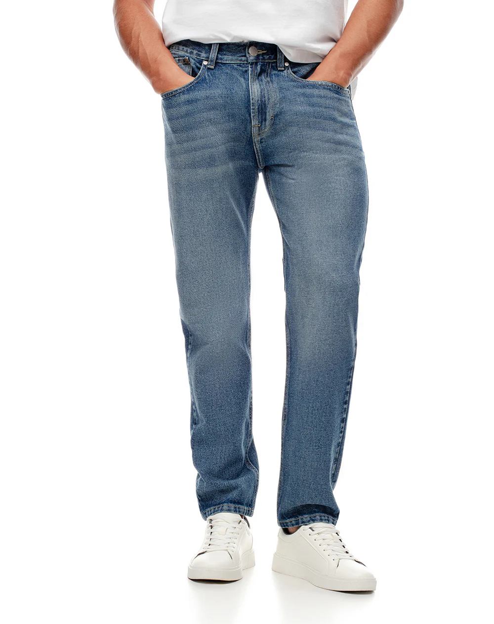 Jean tappered índigo medio hombre - Image 3