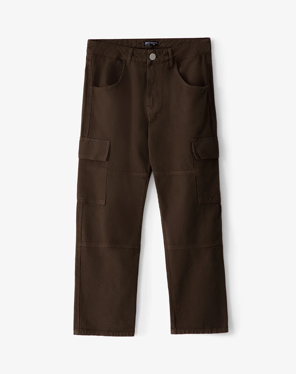 Jean cargo recto chocolate hombre - Image 7