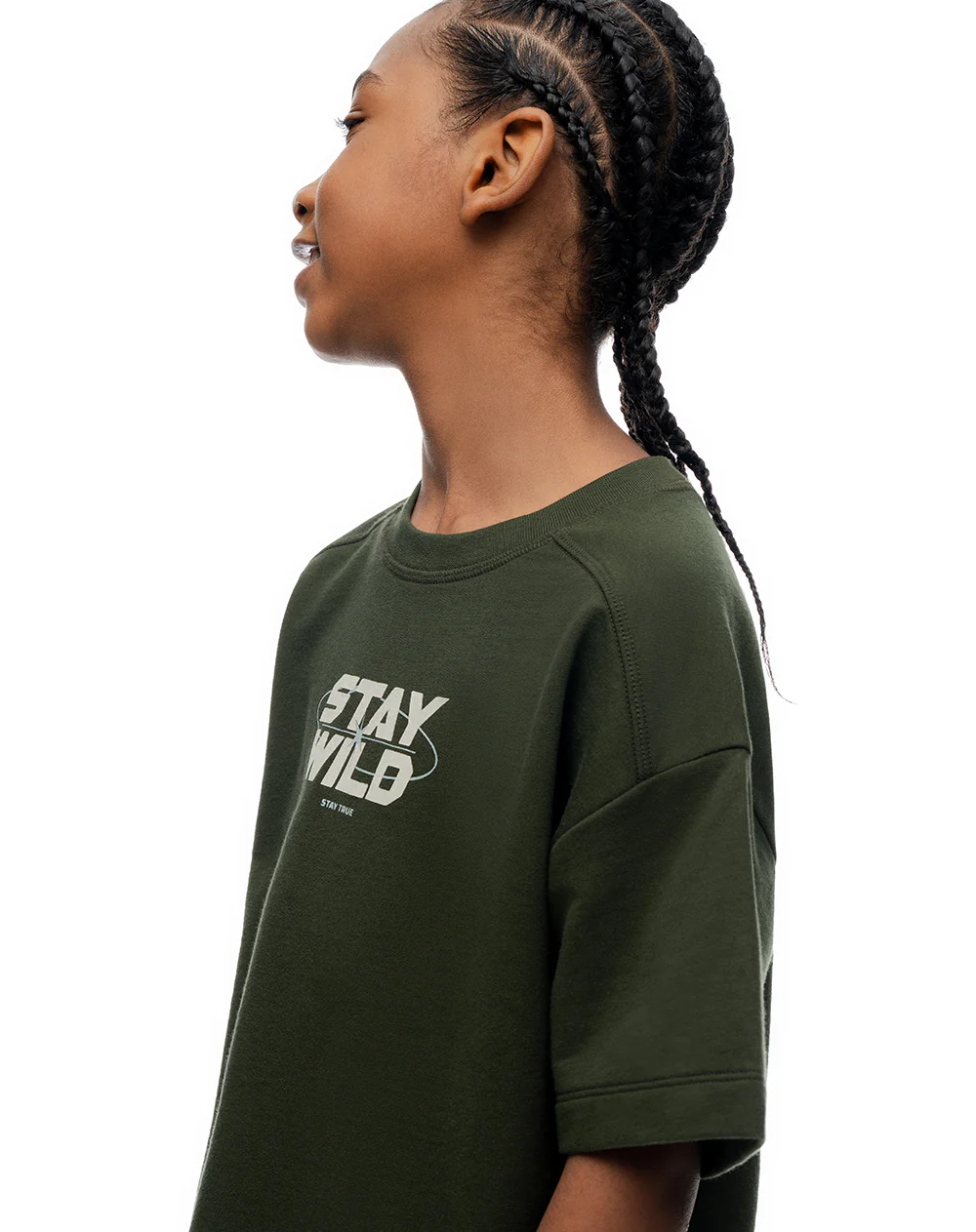 Camiseta oversize algodón estampada niño - Image 3
