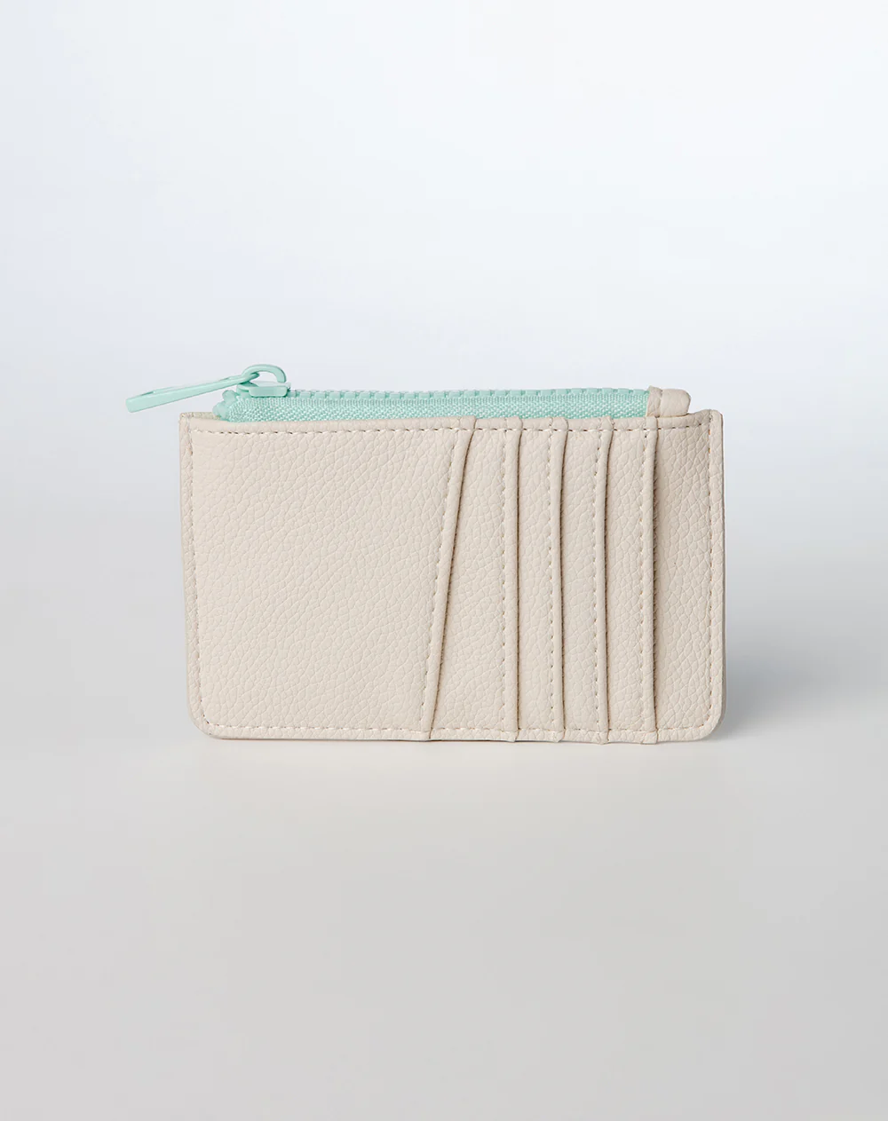 Porta tarjetas beige