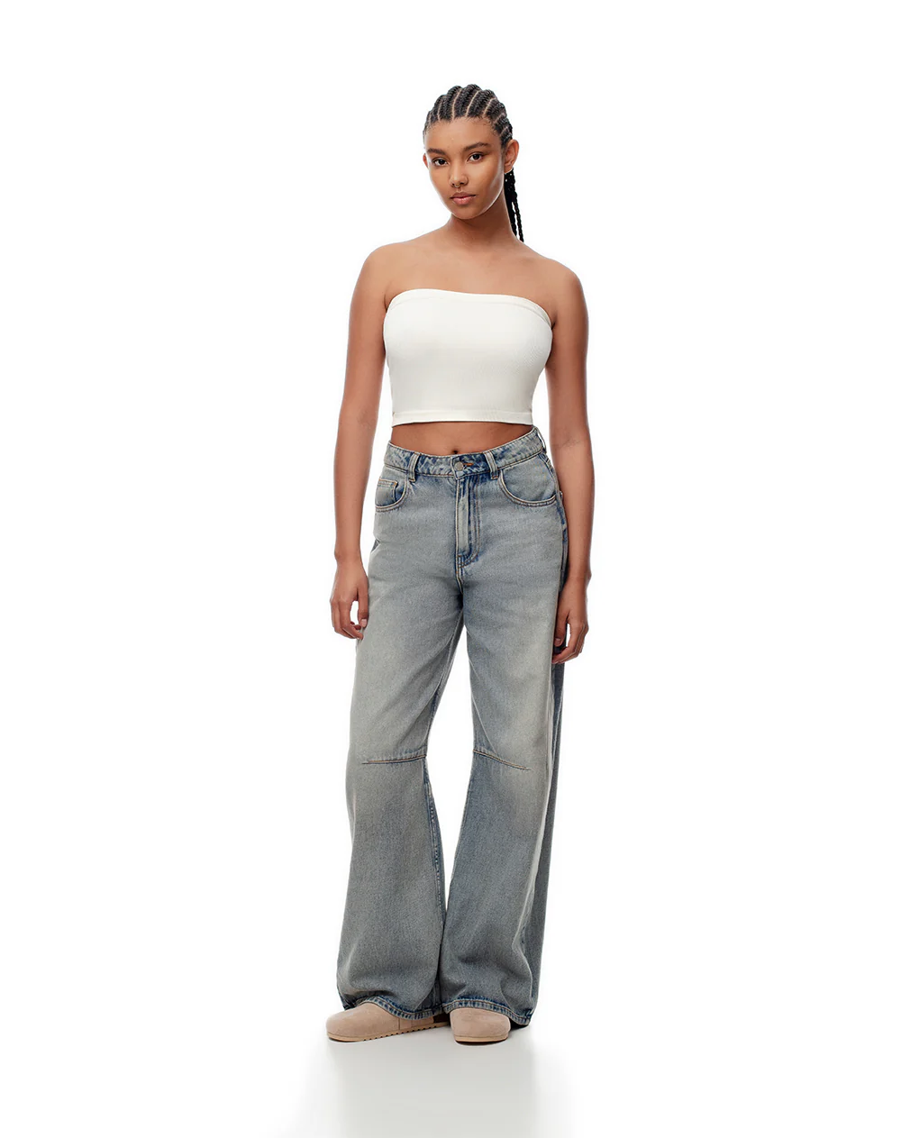 Crop top slim seamless vainilla mujer - Image 5