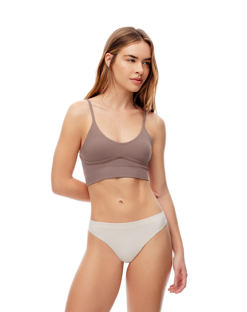 Panty tipo tanga seamless tiro medio x3unds surtido - Image 2