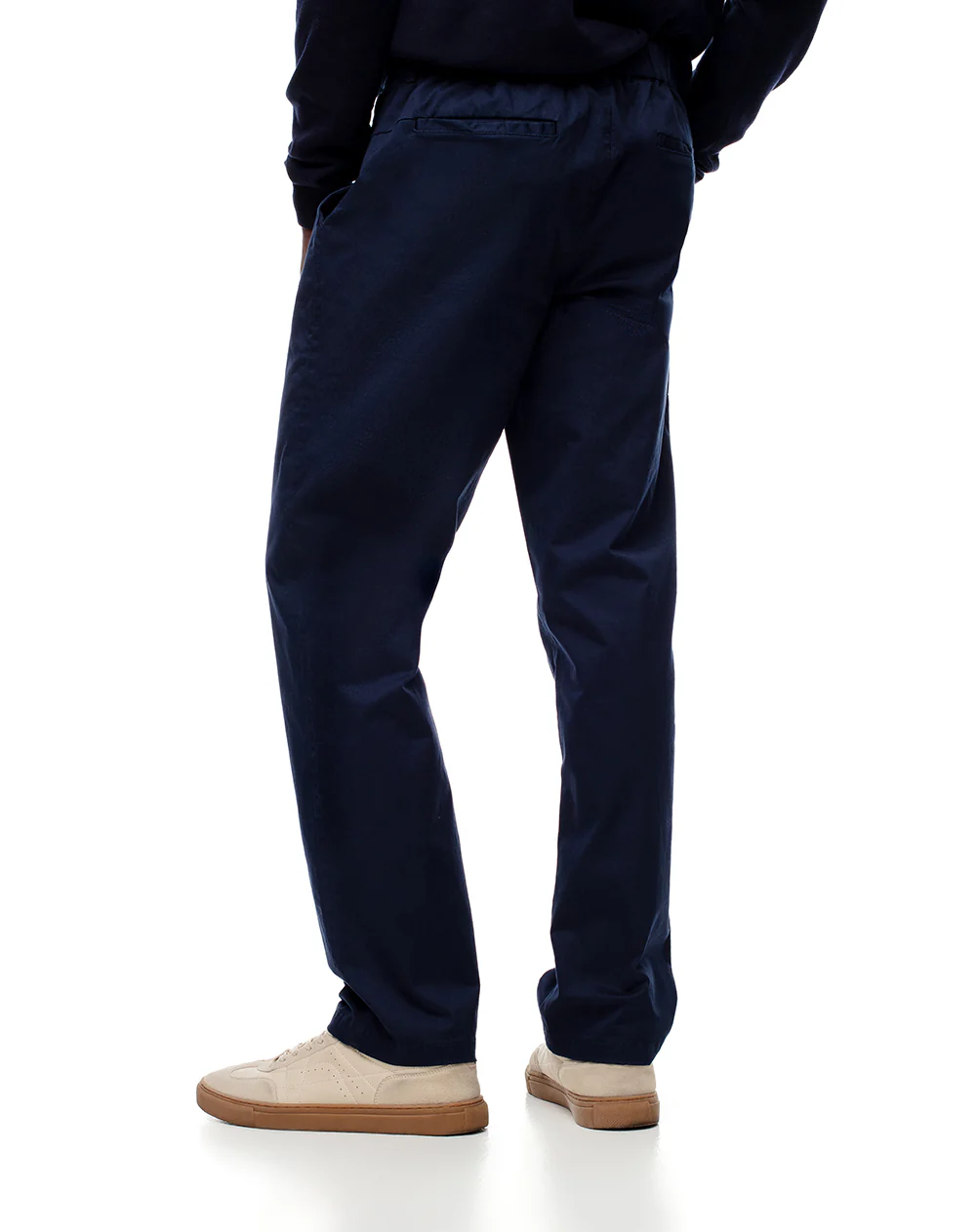 Pantalón chino algodón azul hombre - Image 2