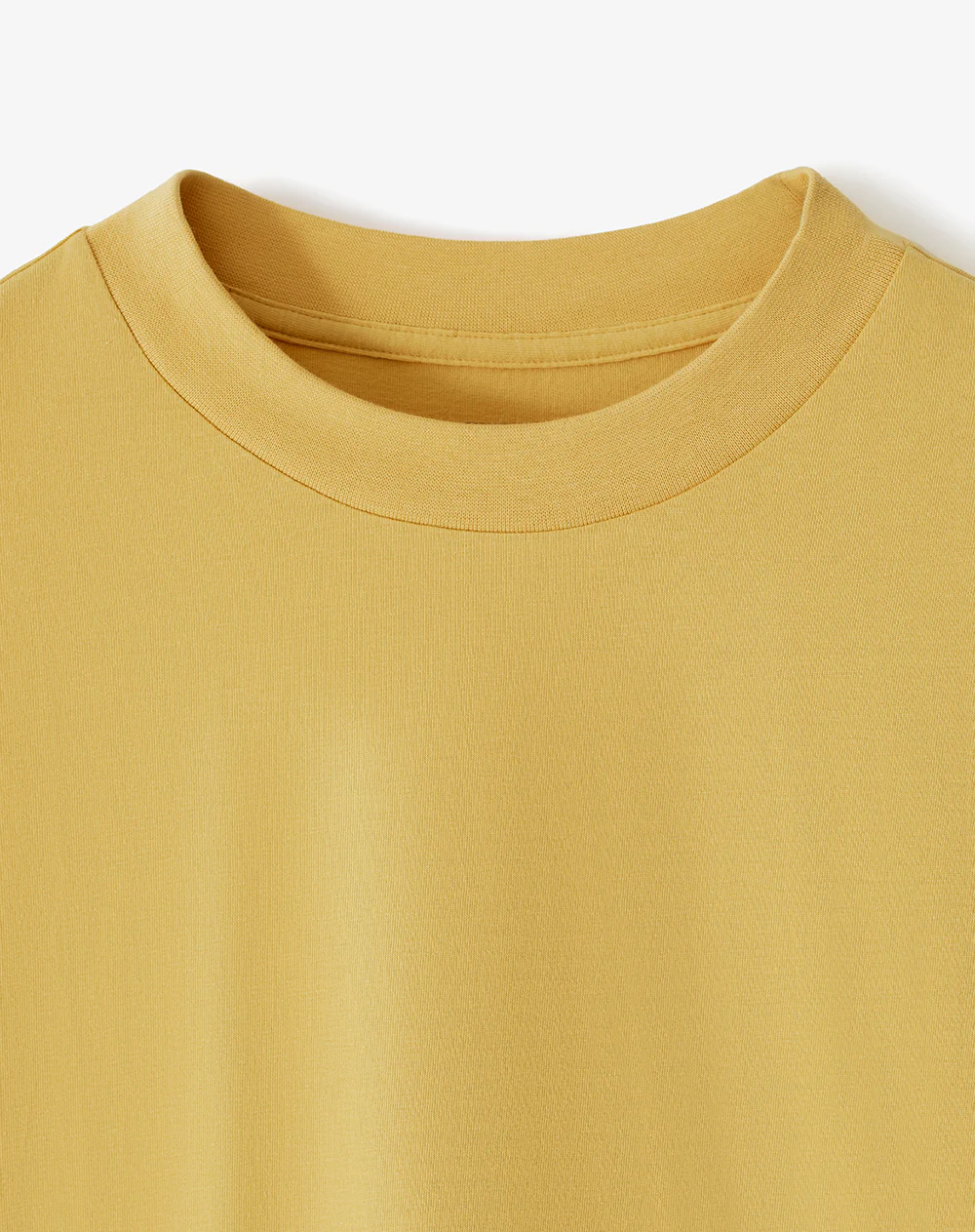 Camiseta regular algodón amarilla hombre - Image 6