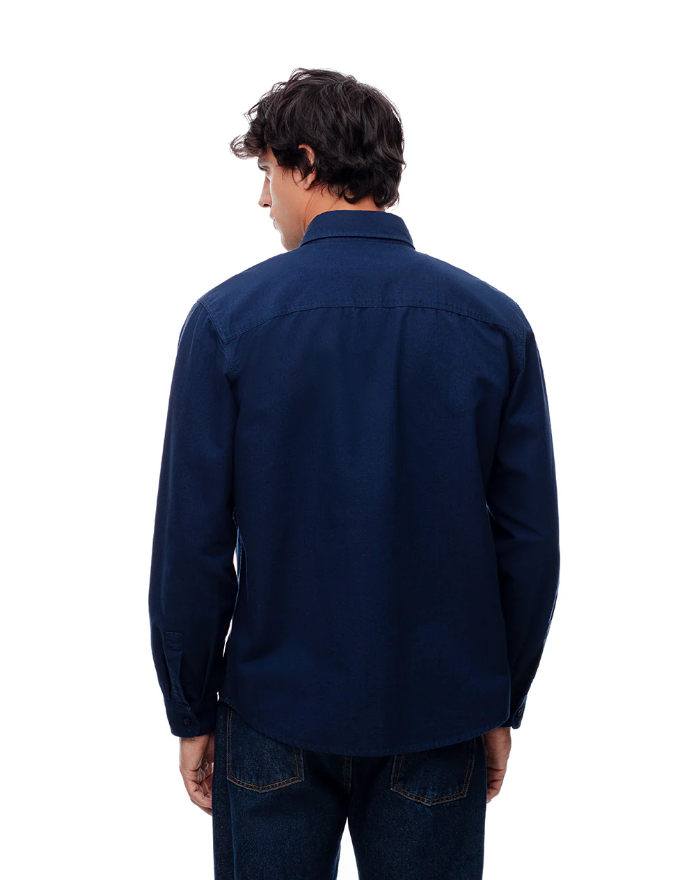 Camisa manga larga regular denim hombre - Image 2