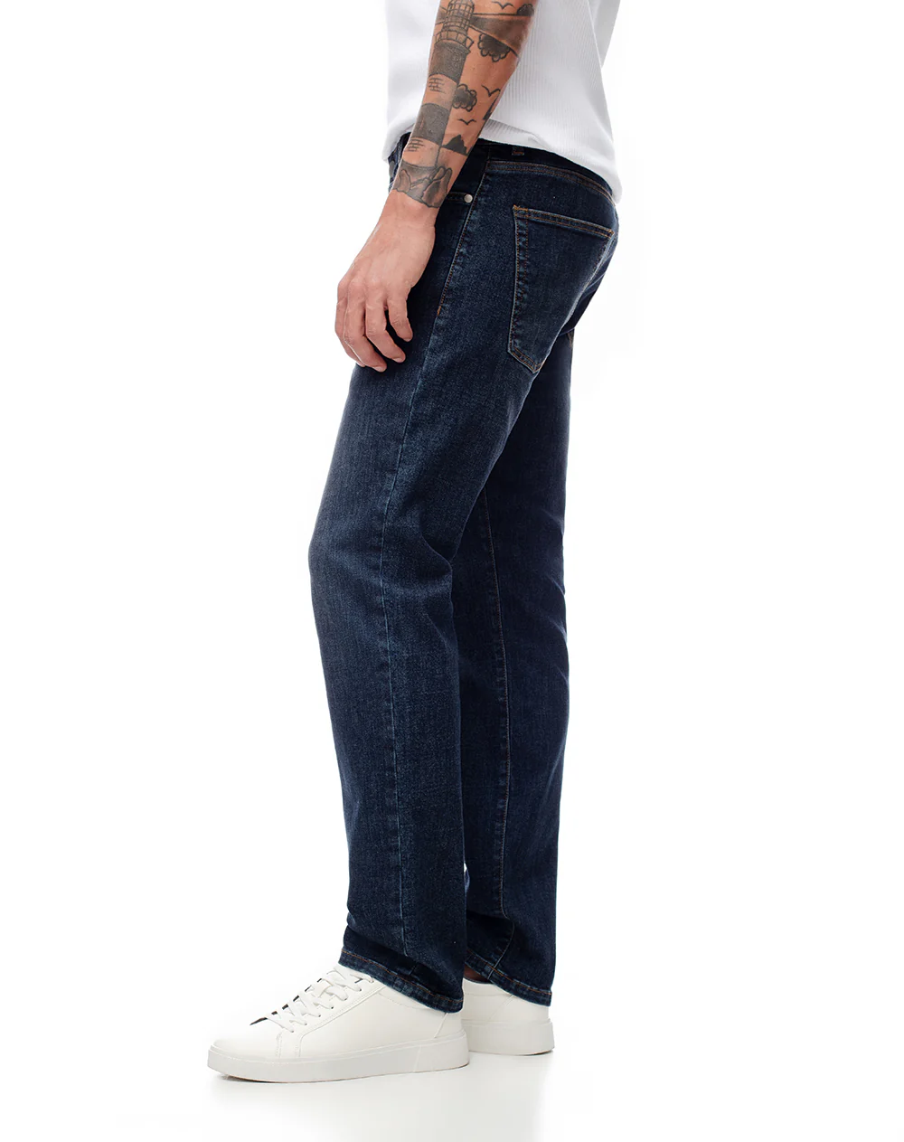 Jean straight índigo oscuro hombre - Image 3