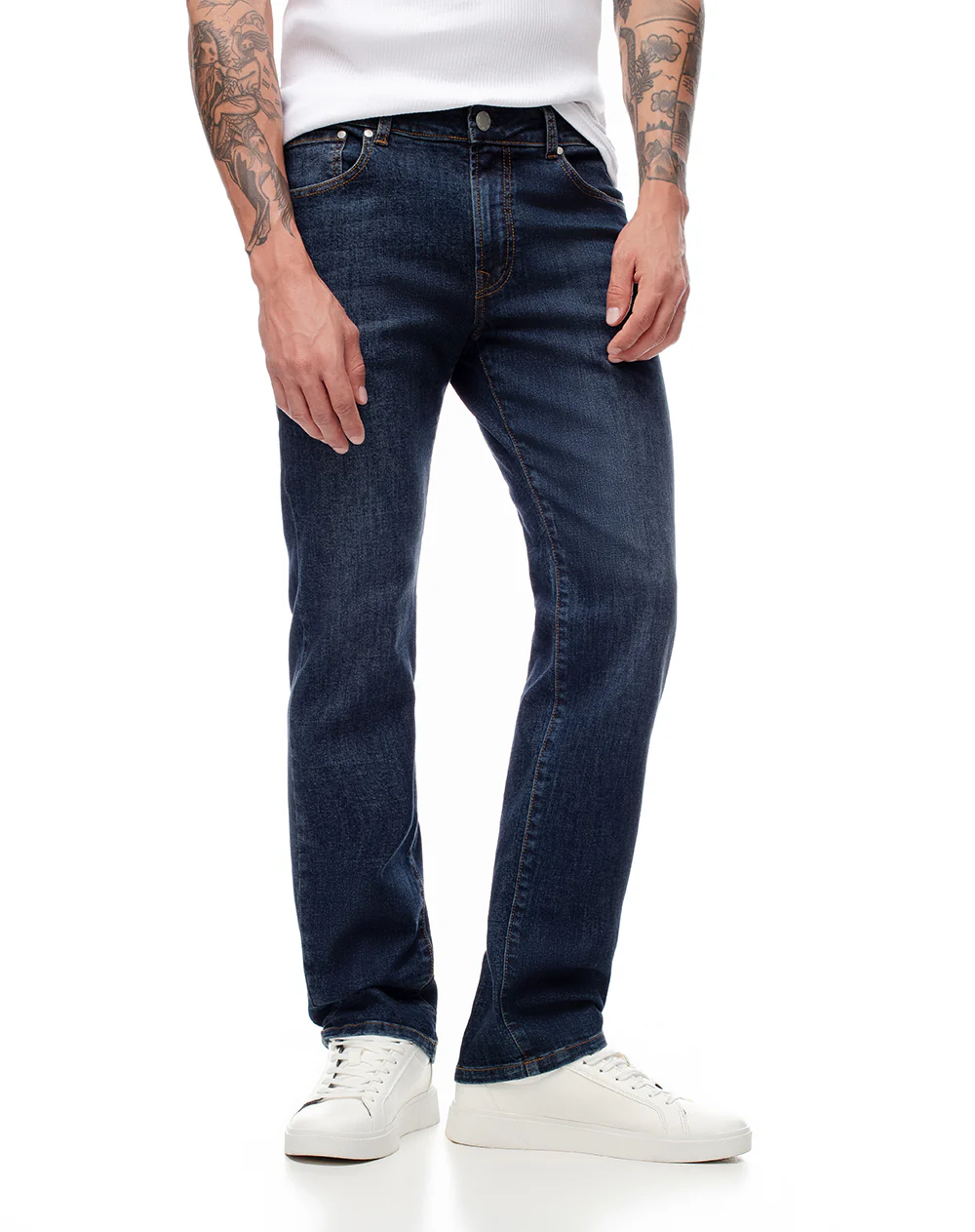 Jean straight índigo oscuro hombre - Image 5