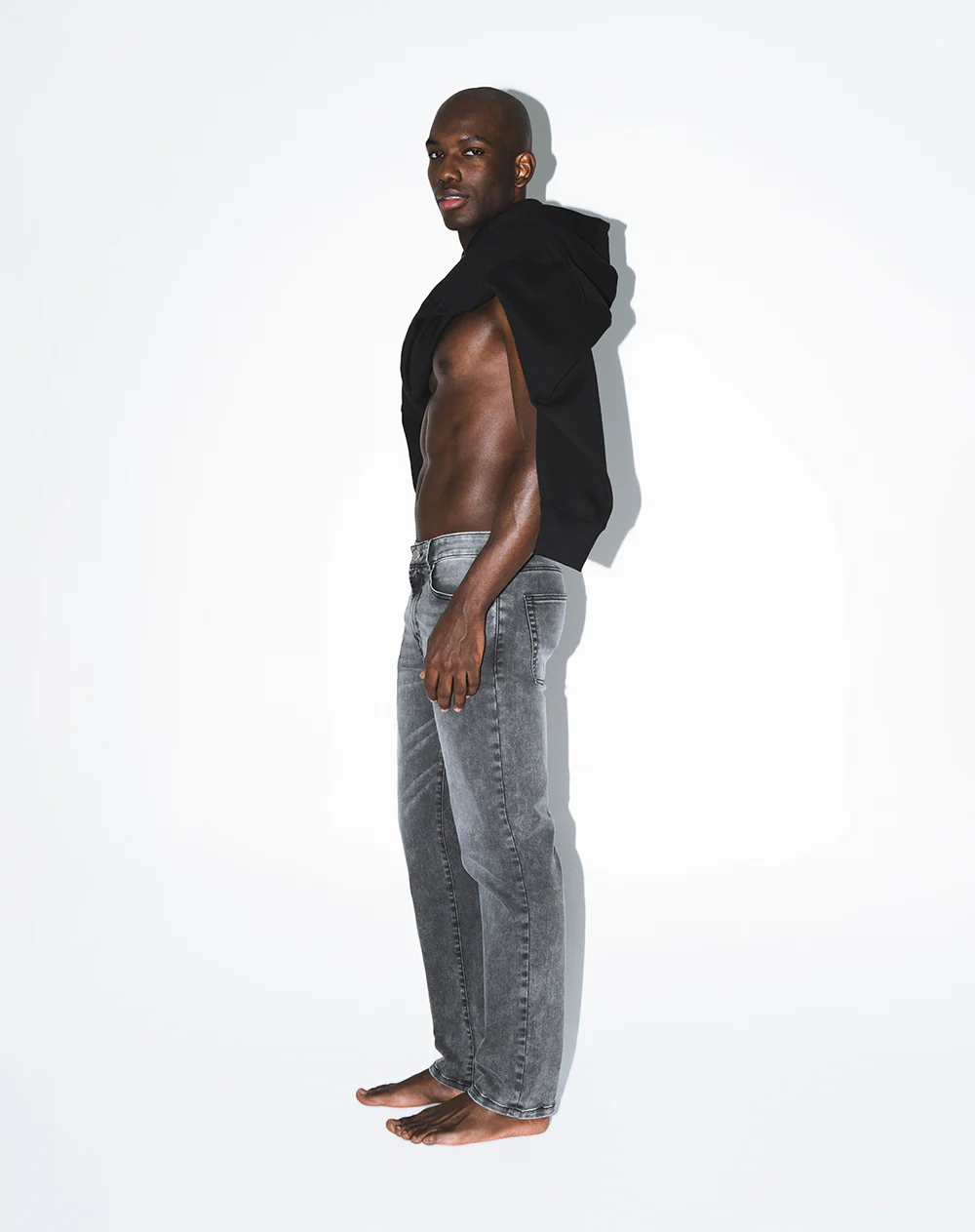 Jean straight gris hombre - Image 3