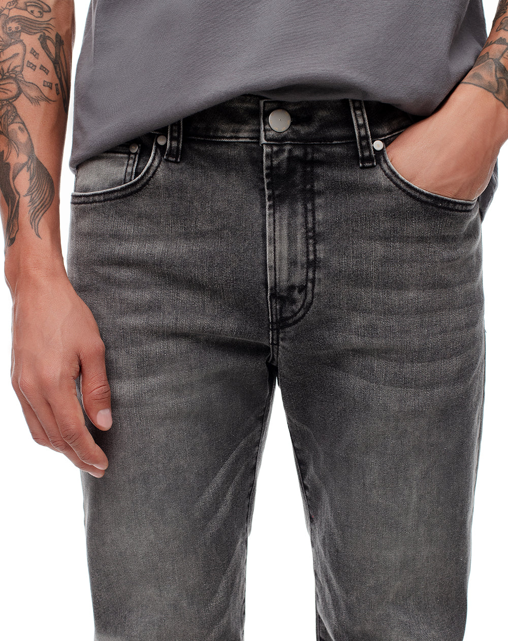 Jean straight gris hombre - Image 4