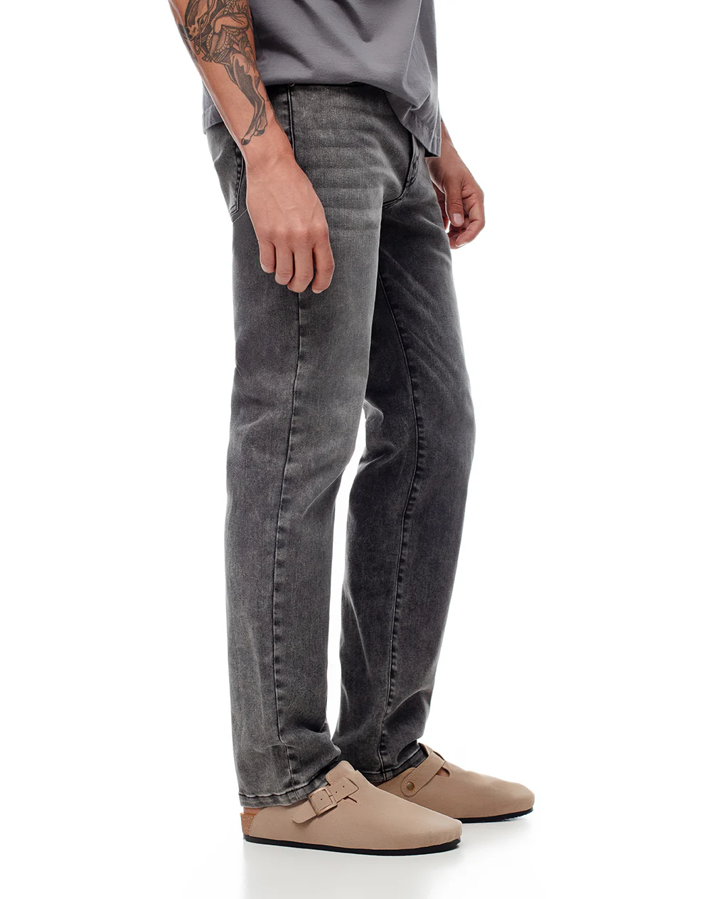 Jean straight gris hombre - Image 6