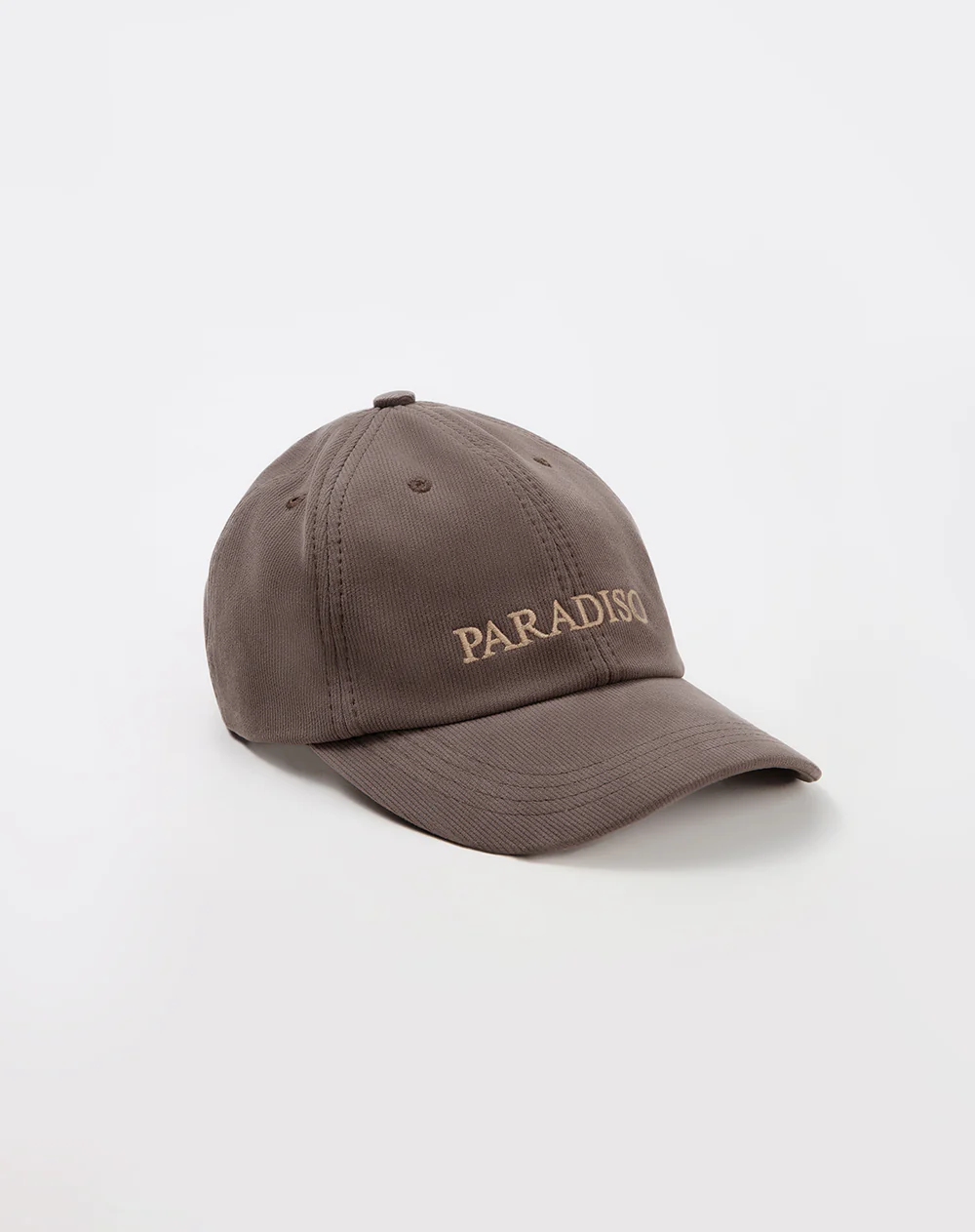 Gorra bordada café unisex